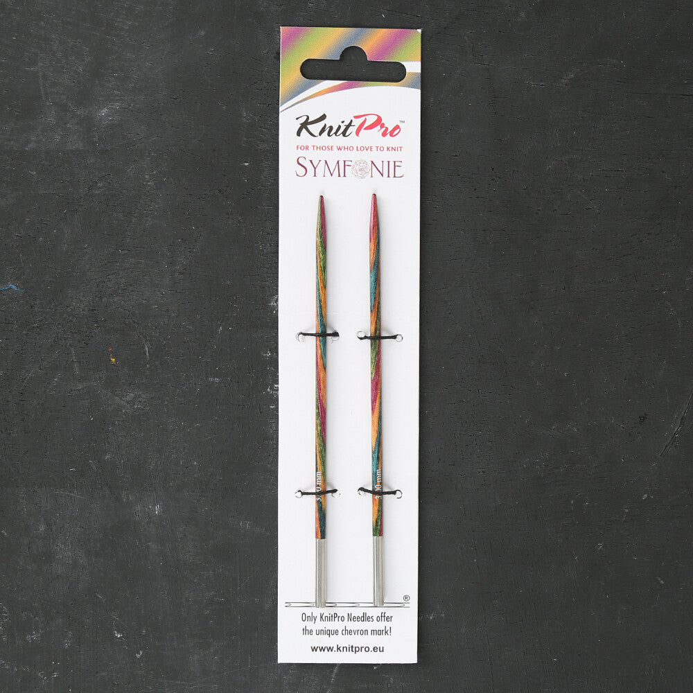 KnitPro Symfonie 3 mm Değiştirilebilir Ahşap Misinalı Şiş Ucu - 20415